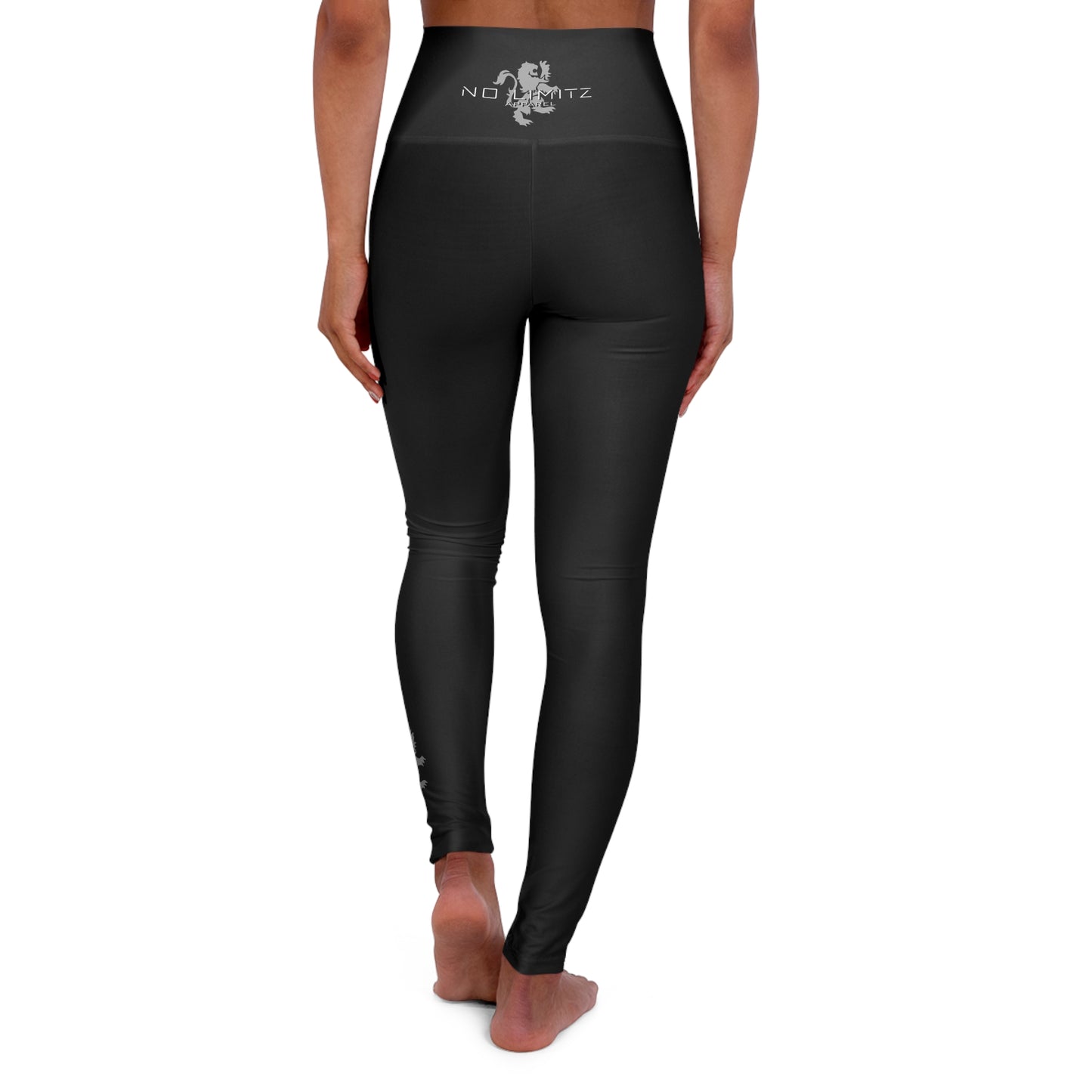 NO LIMITZ Black High Waisted Yoga Leggings