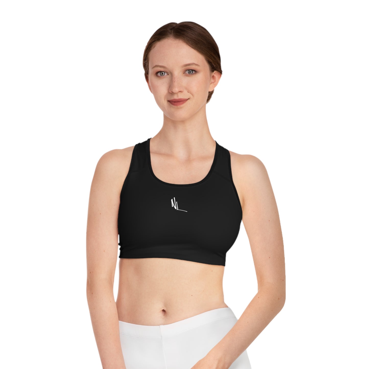NO LIMITZ Womens Black Sports Bra