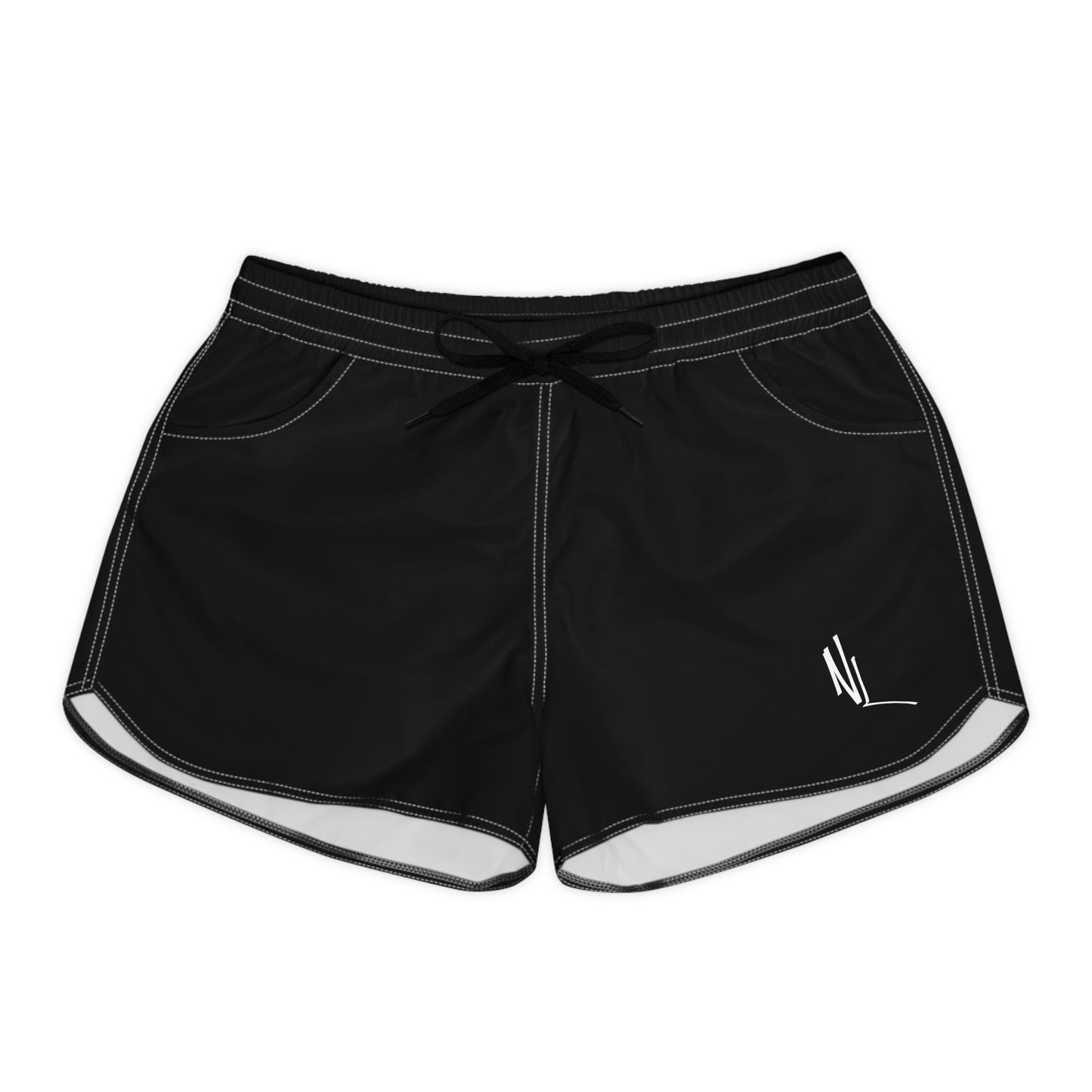 NL Women's Black Casual Shorts