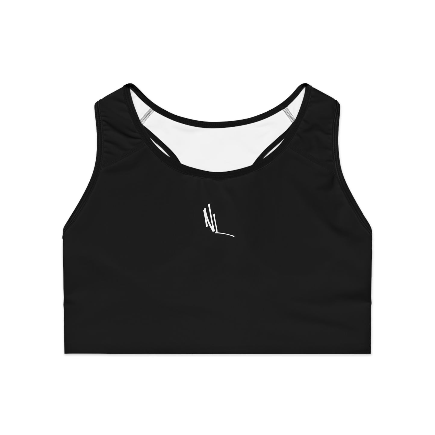 NO LIMITZ Womens Black Sports Bra
