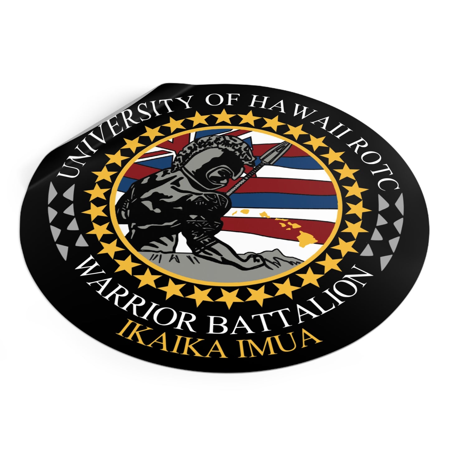University of Hawaii Army ROTC Warrior Battalion Stickers