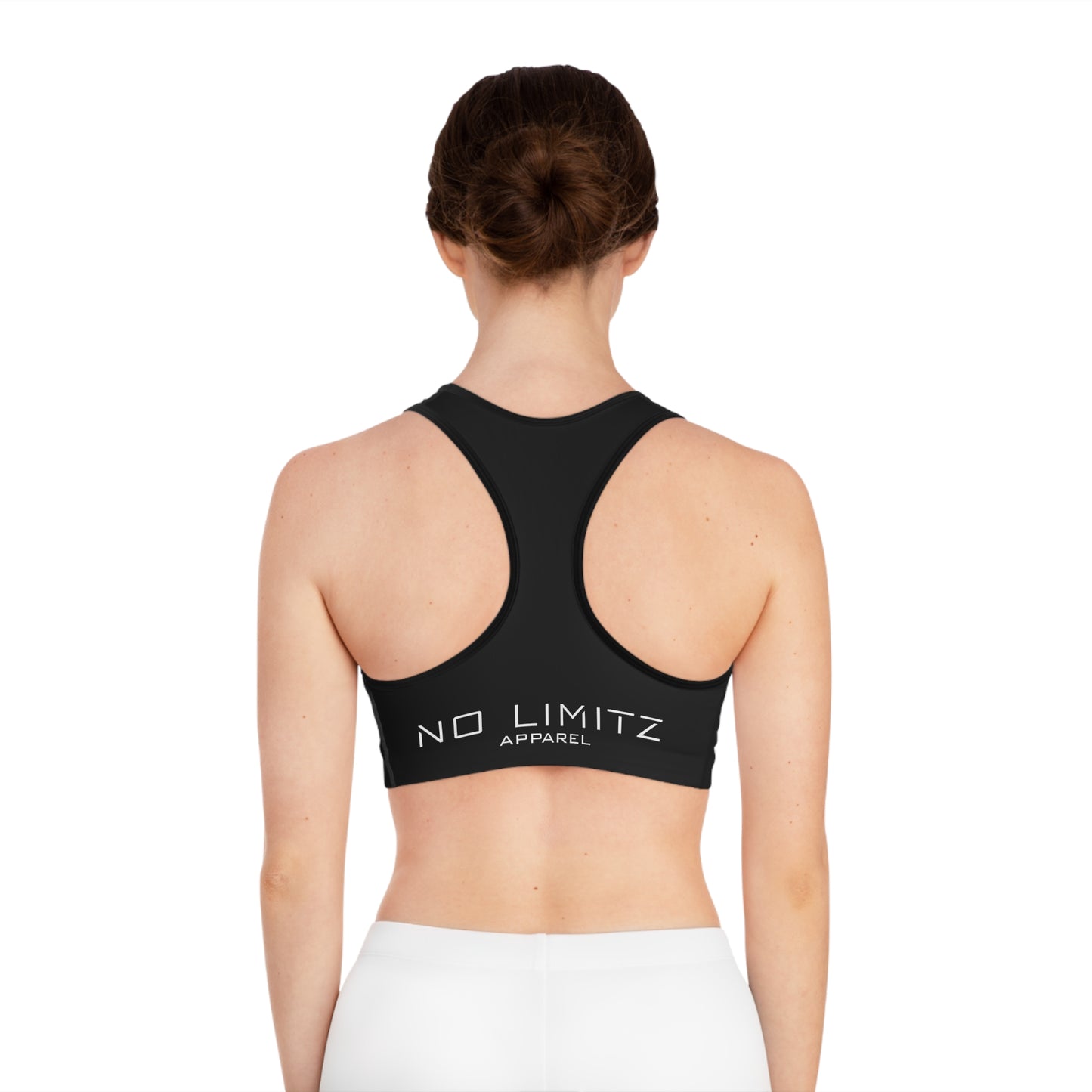 NO LIMITZ Womens Black Sports Bra