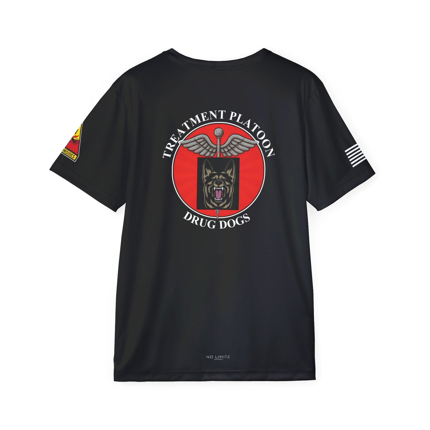 DRUG DOGS Black PT Shirt