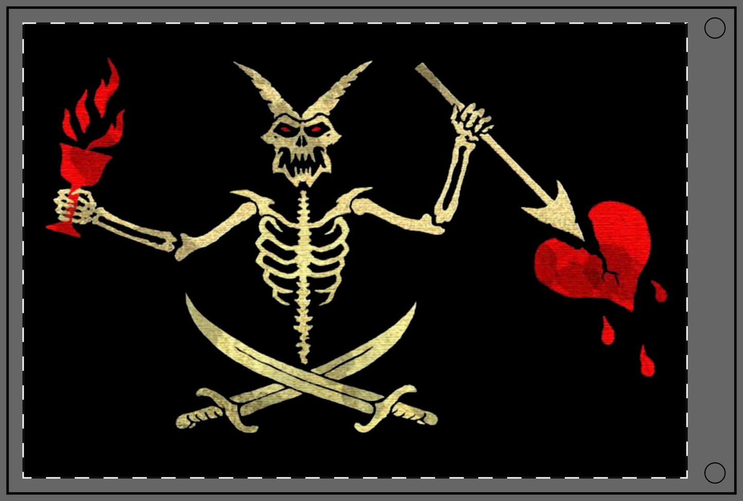 No Quarter Double Sided Flag