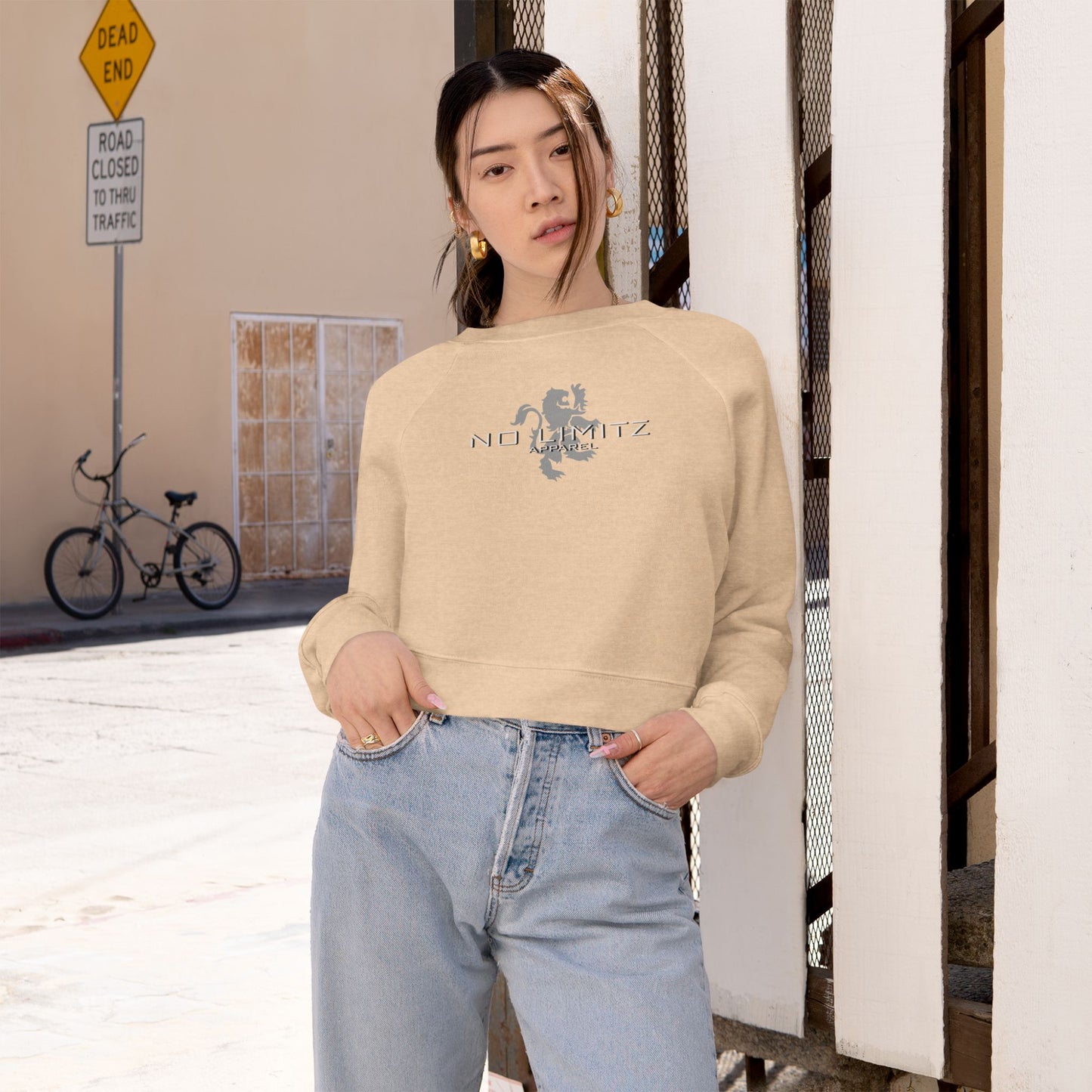 No Limitz Women's Cropped Fleece Pullover