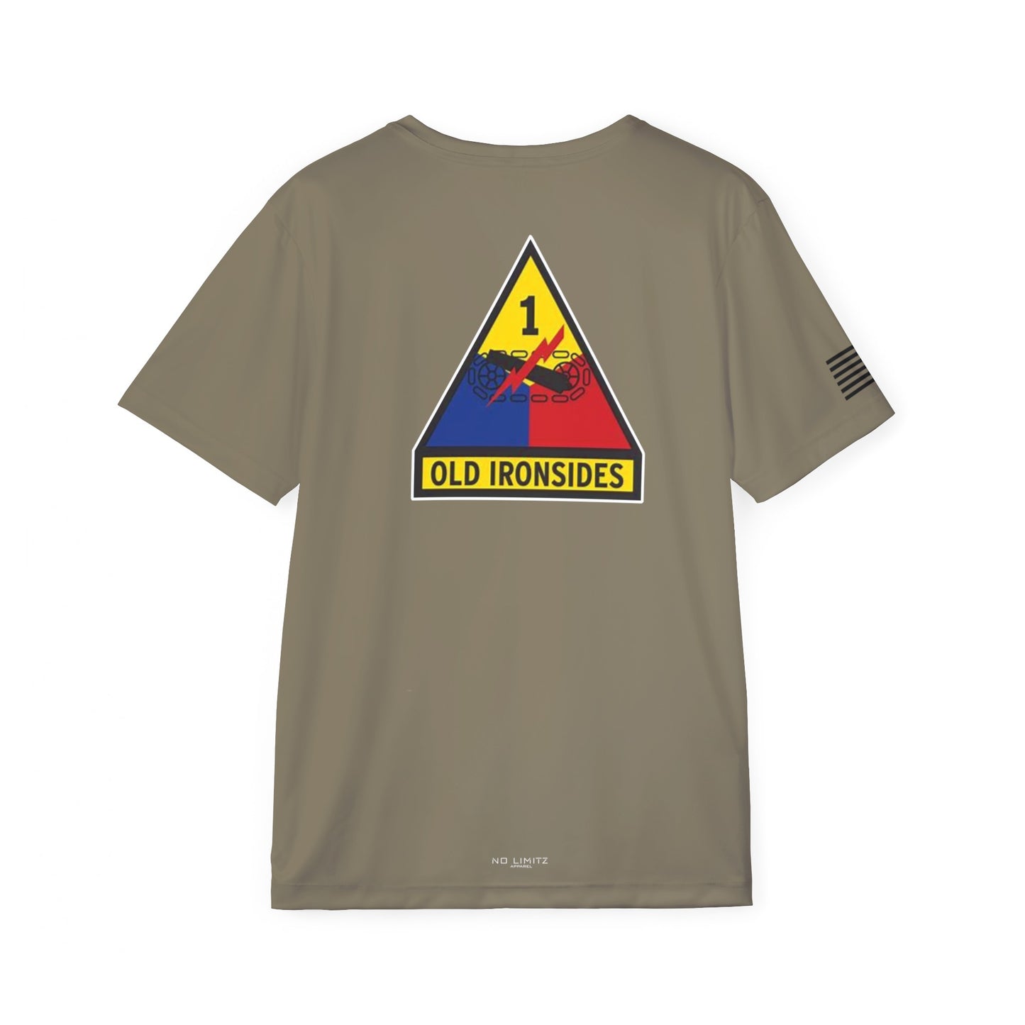 INFANTRY 1 AD Tan 499 tee