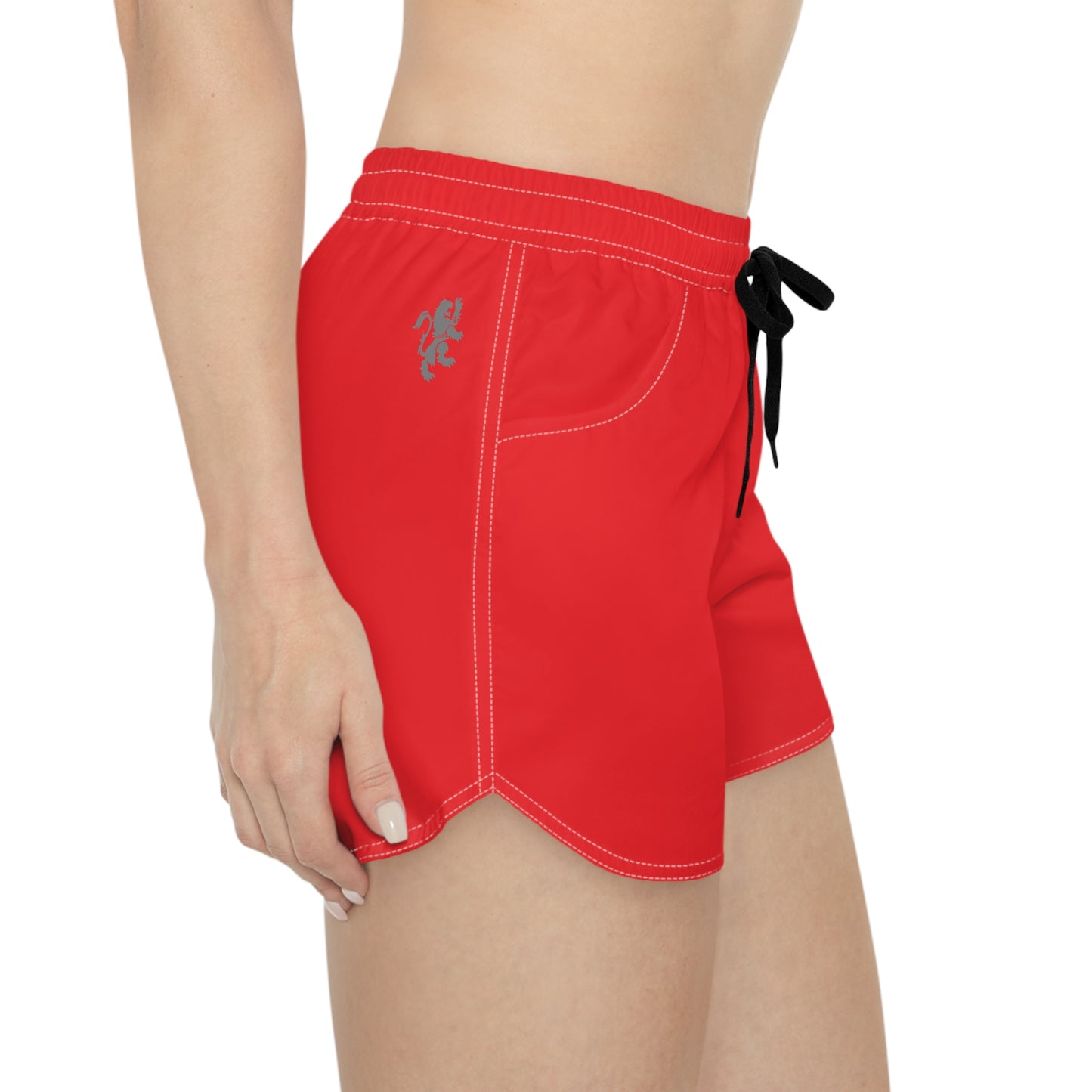 NL Women's Red Casual Shorts