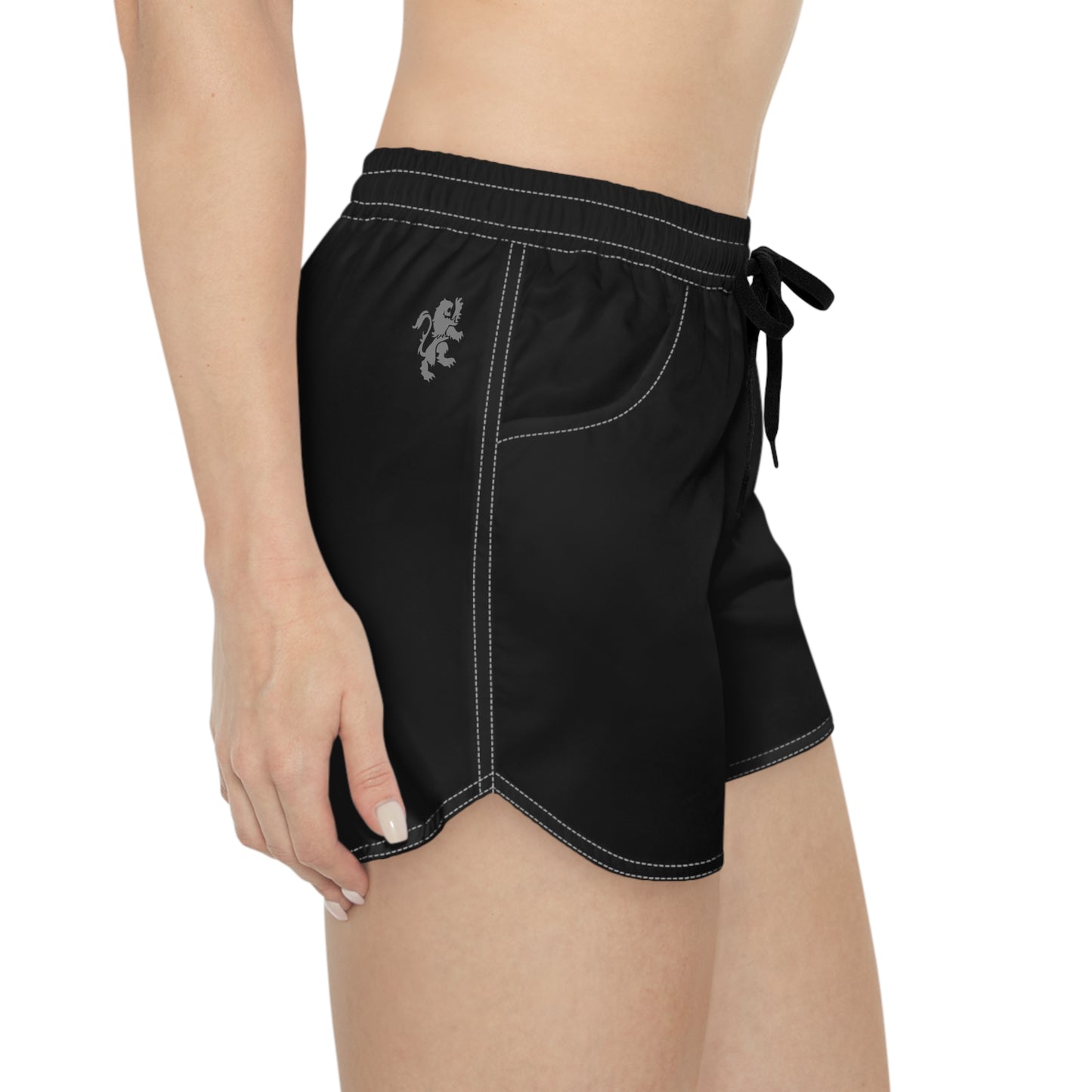NL Women's Black Casual Shorts