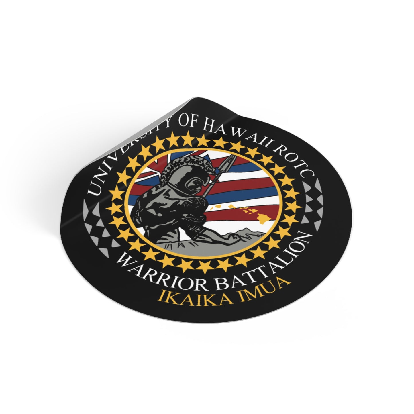 University of Hawaii Army ROTC Warrior Battalion Stickers