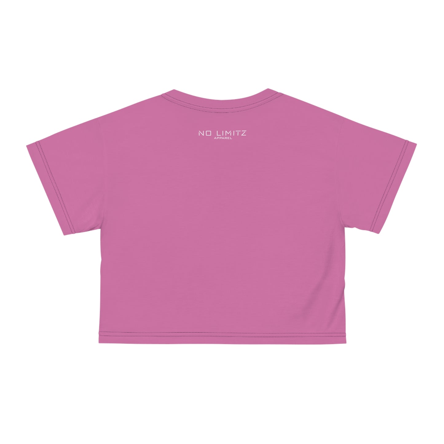 NL Womens Pink Silk Crop Tee