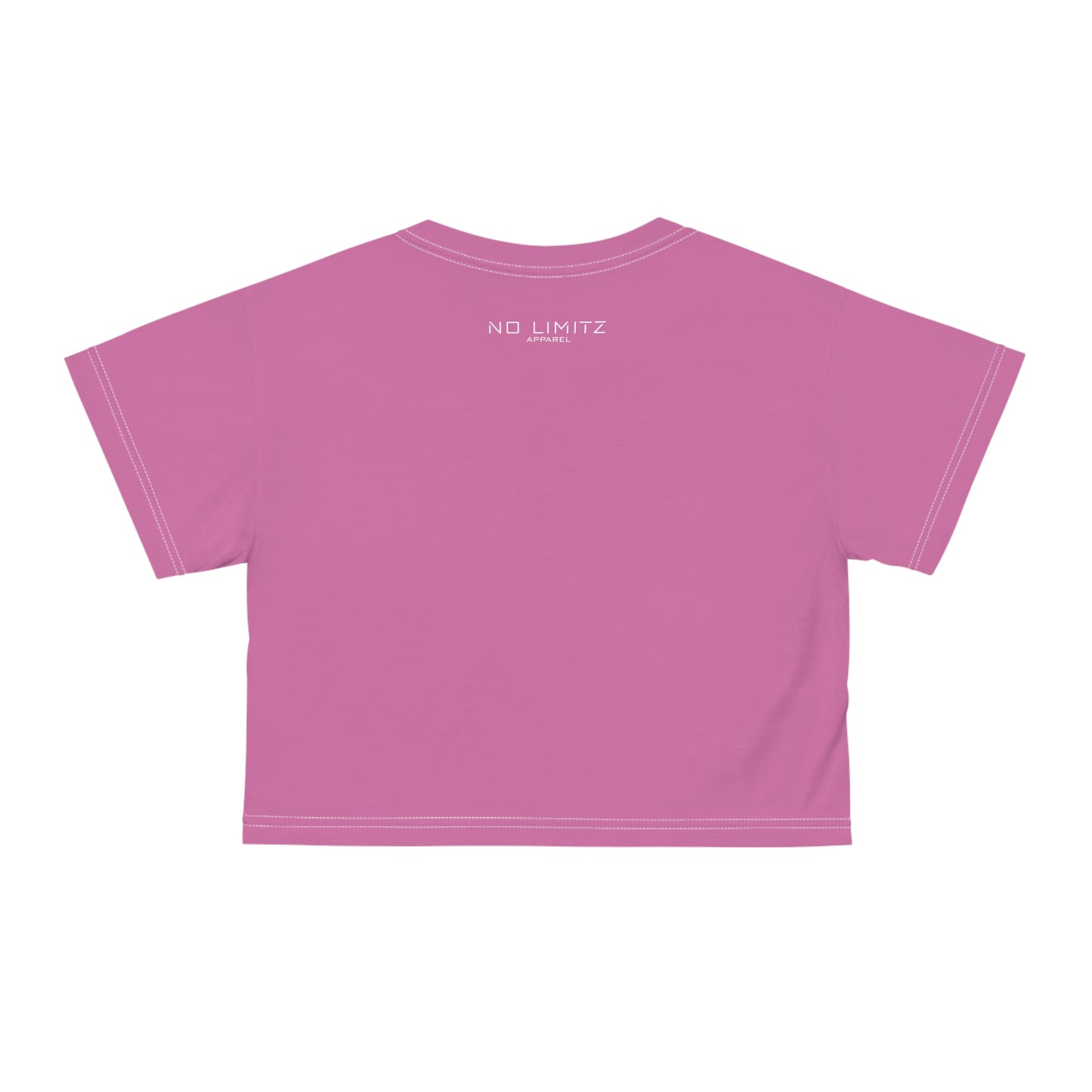 NL Womens Pink Silk Crop Tee