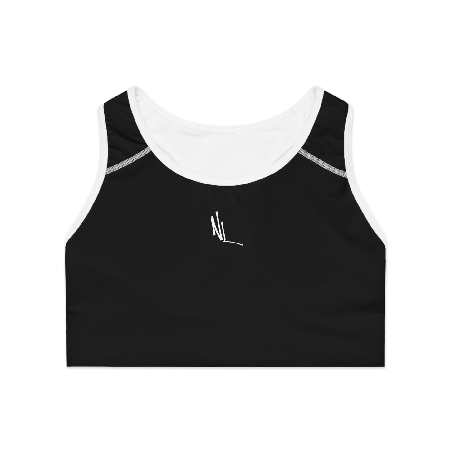 NO LIMITZ Womens Black Sports Bra