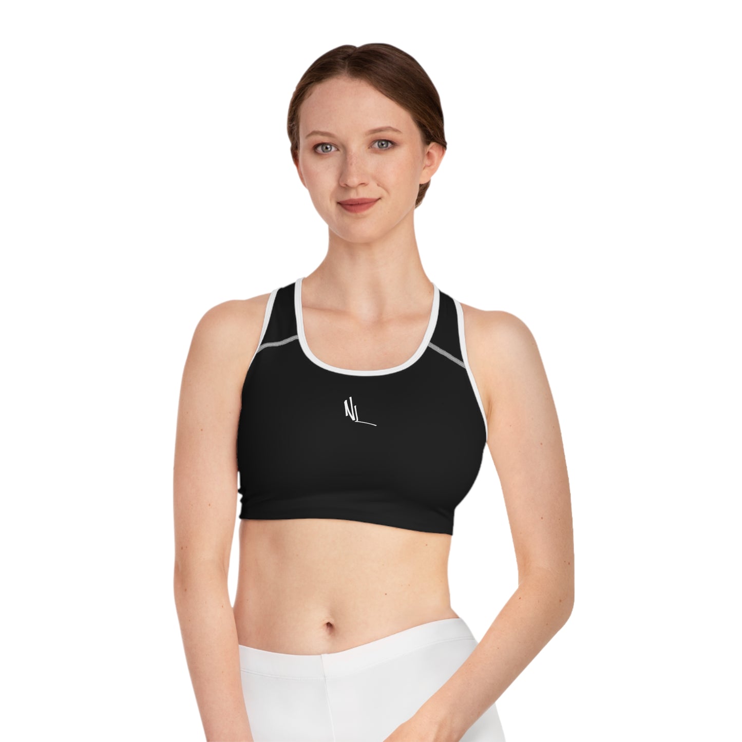 NO LIMITZ Womens Black Sports Bra