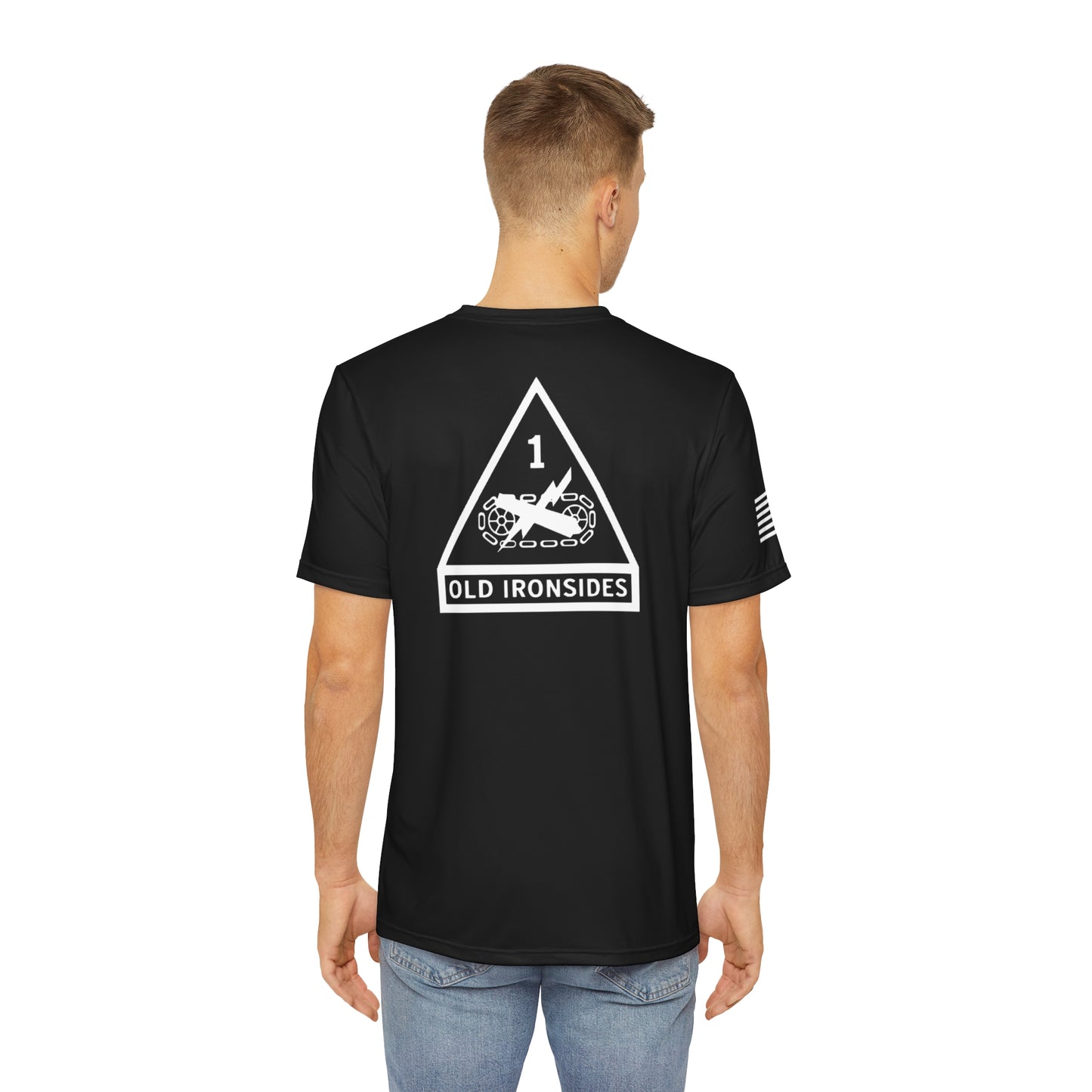 Modern Pioneer 1st Armored Division BW DRI FIT Shirt