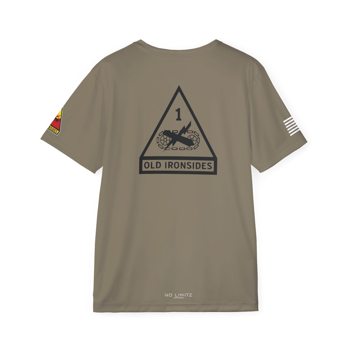 Modern Pioneer Old Ironsides Tan 499 Jersey Tee (DRI-FIT)