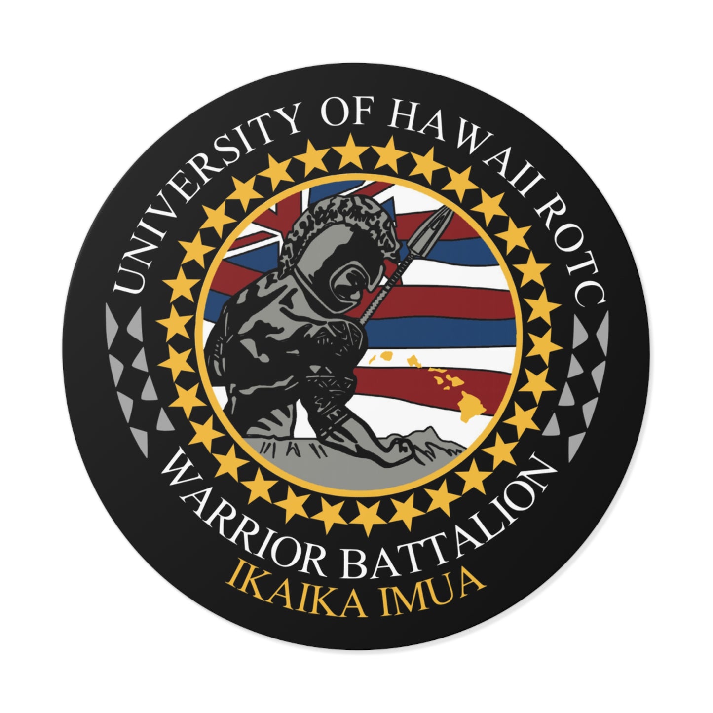 University of Hawaii Army ROTC Warrior Battalion Stickers