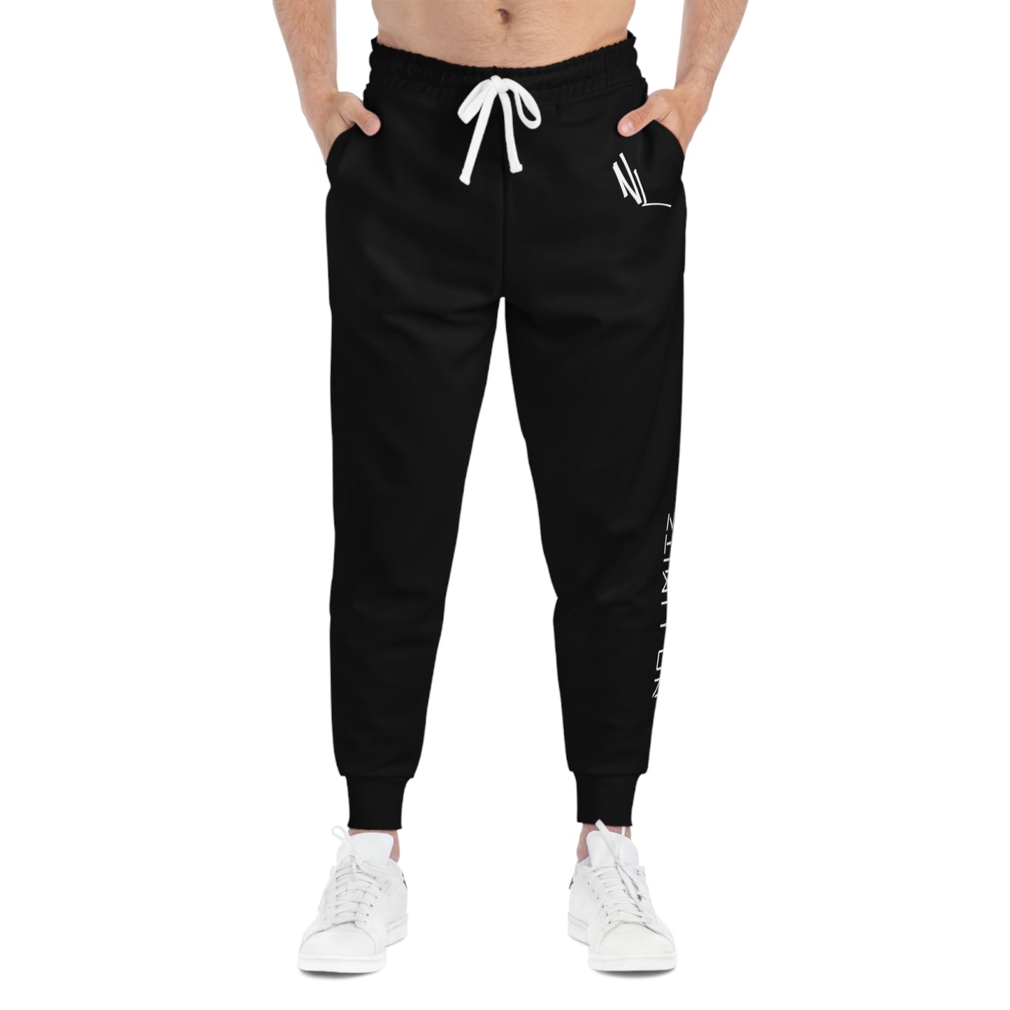 NO LIMITZ Black Athletic Joggers
