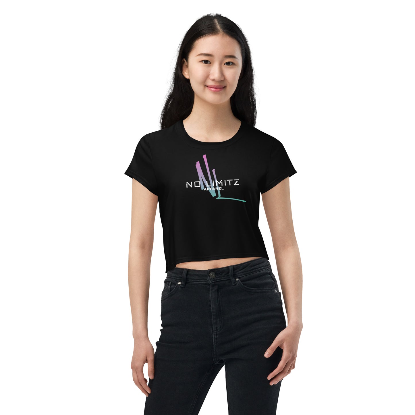 NL Black Crop Top