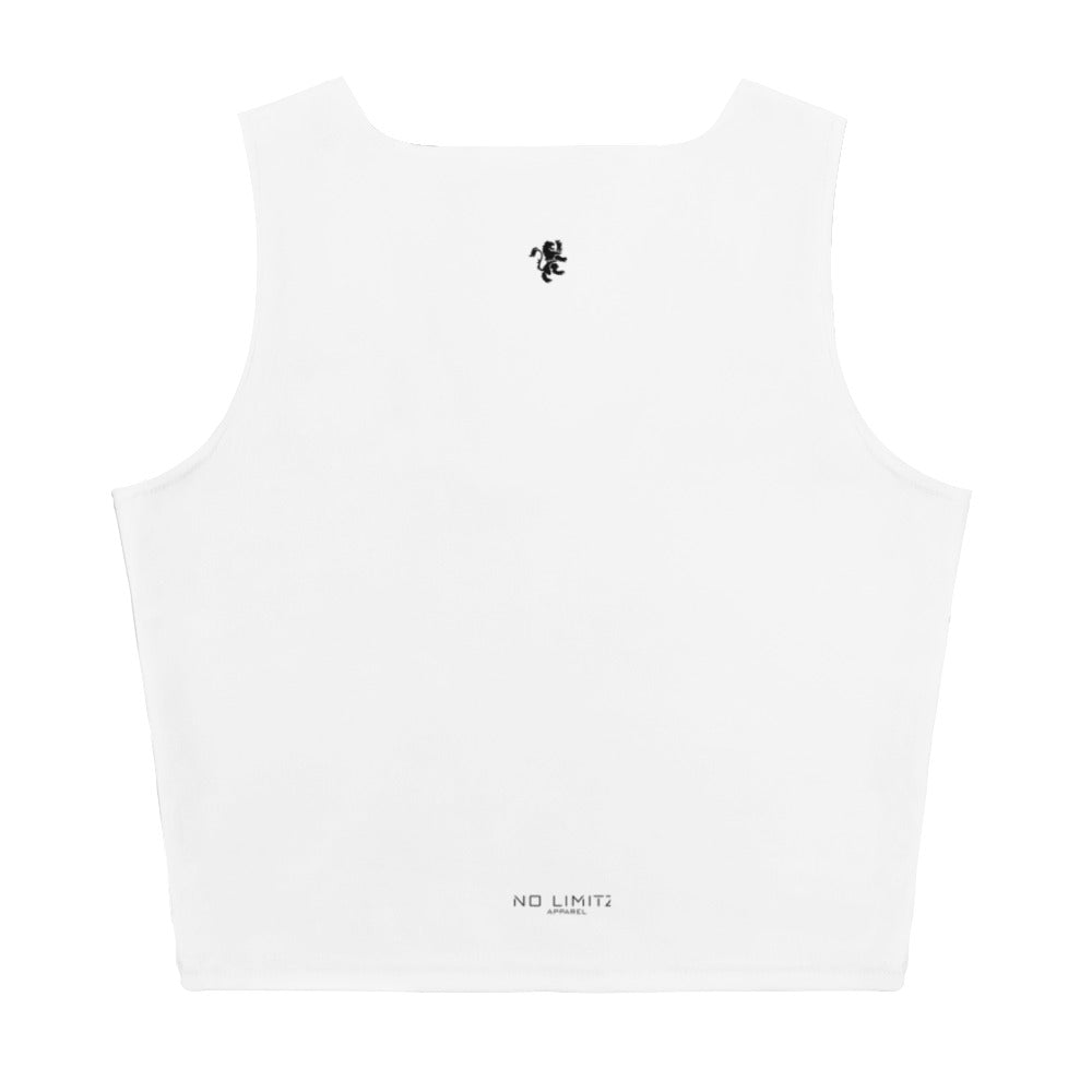 White NL Crop Top