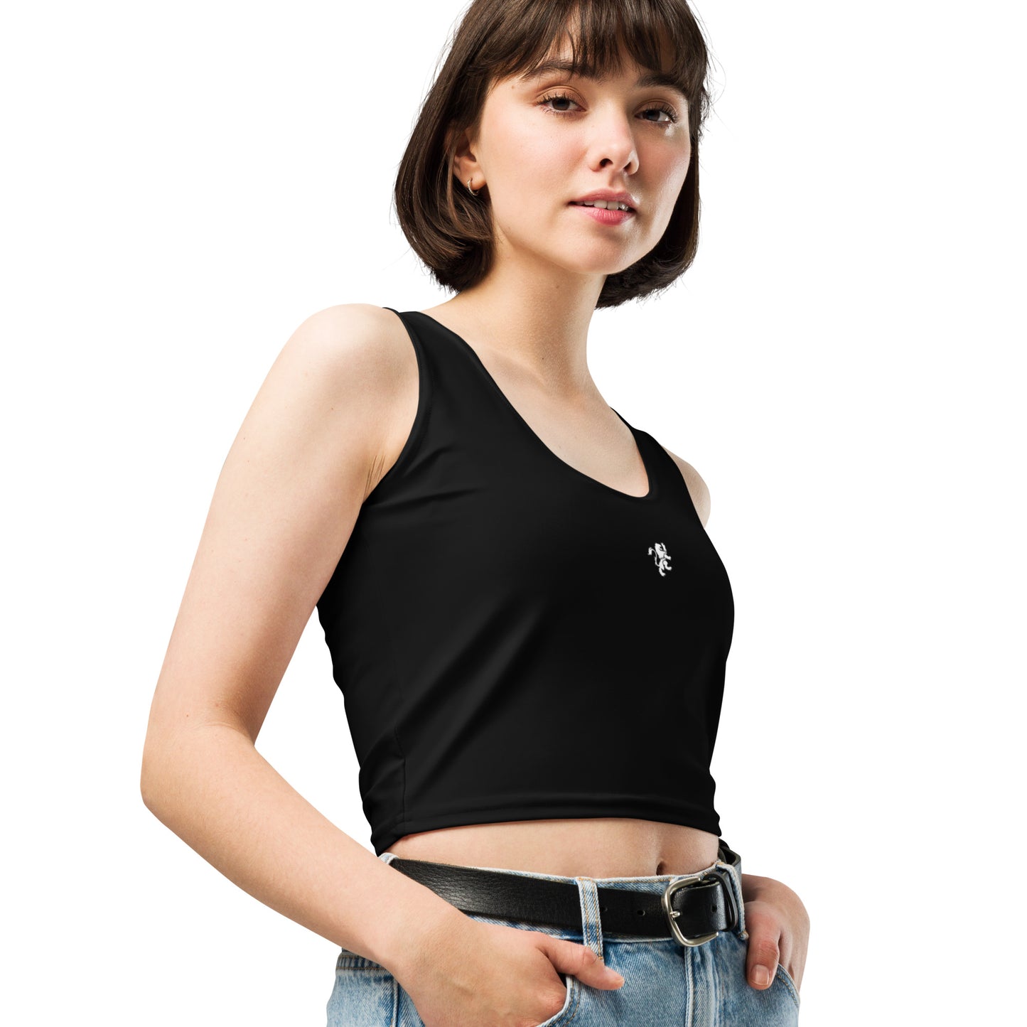 Black NL Crop Top