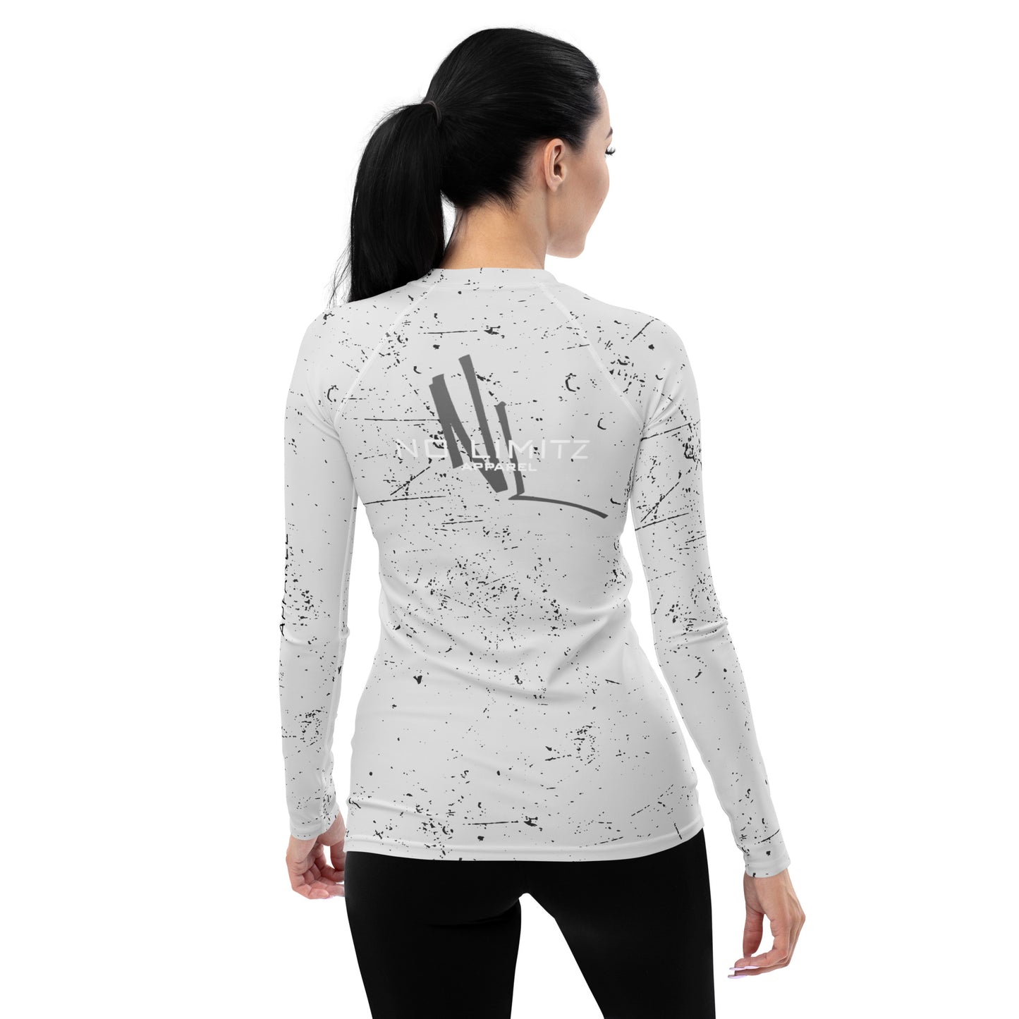 NL WHITE Women's Rash Guard