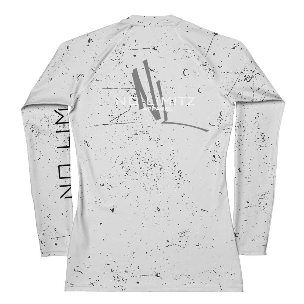 NL WHITE Women's Rash Guard