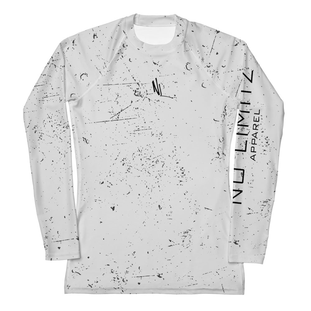 NL WHITE Women's Rash Guard