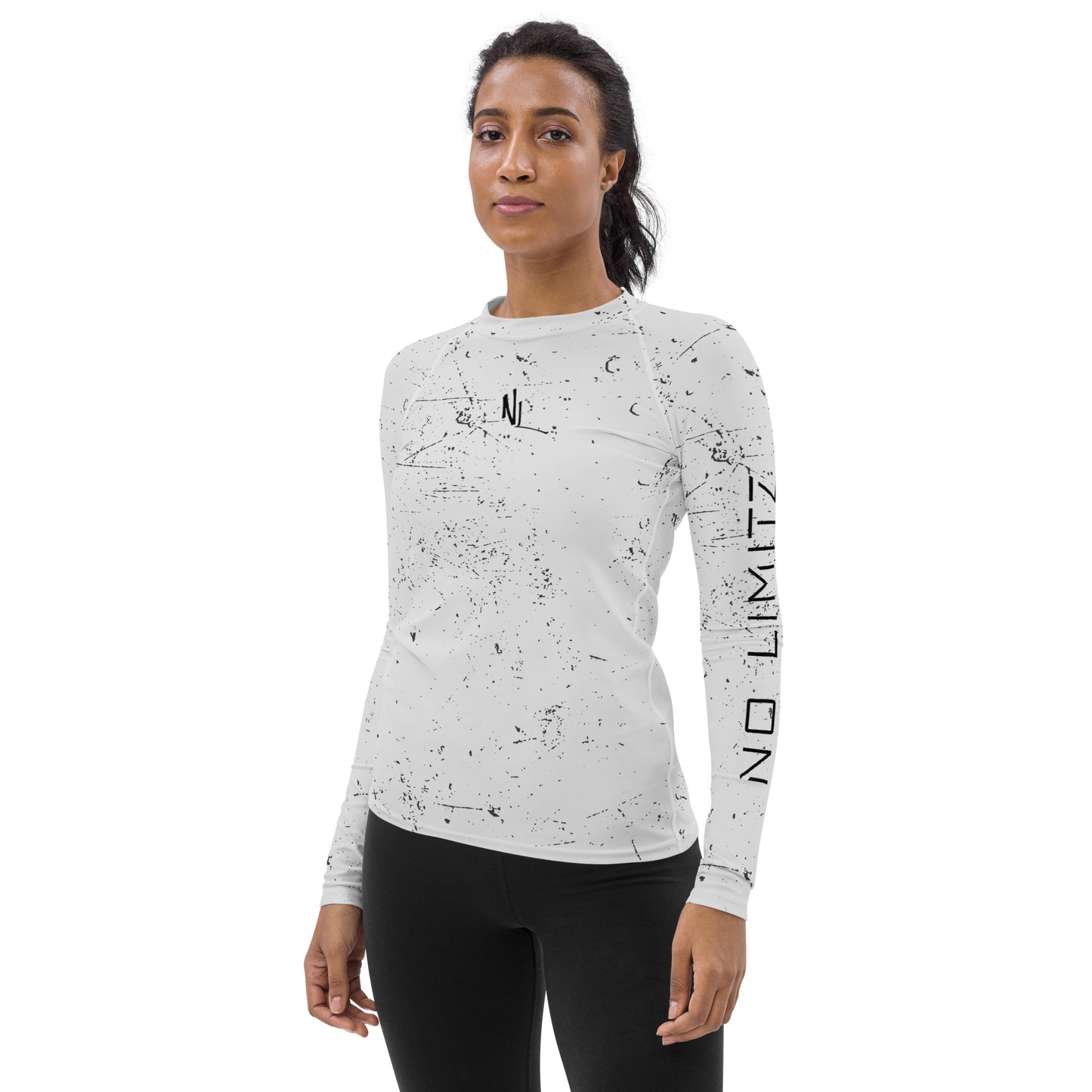 NL WHITE Women's Rash Guard