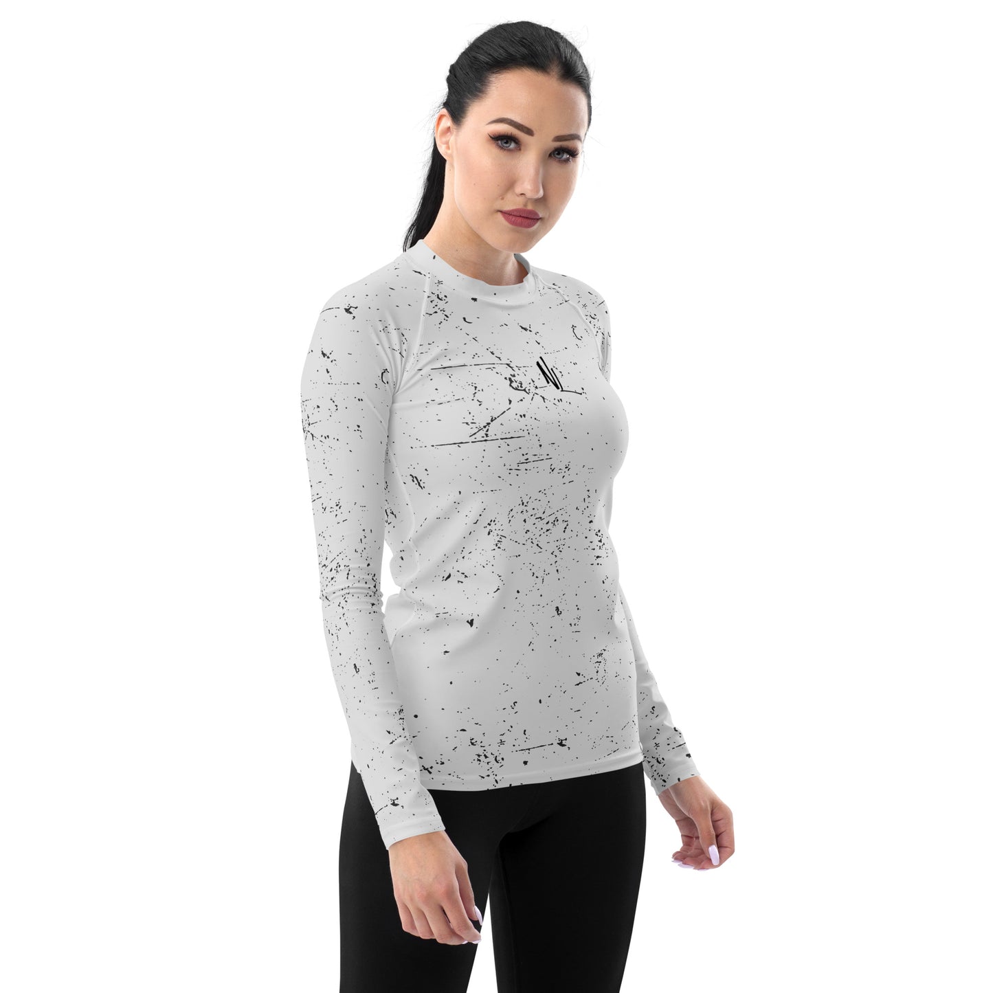 NL WHITE Women's Rash Guard