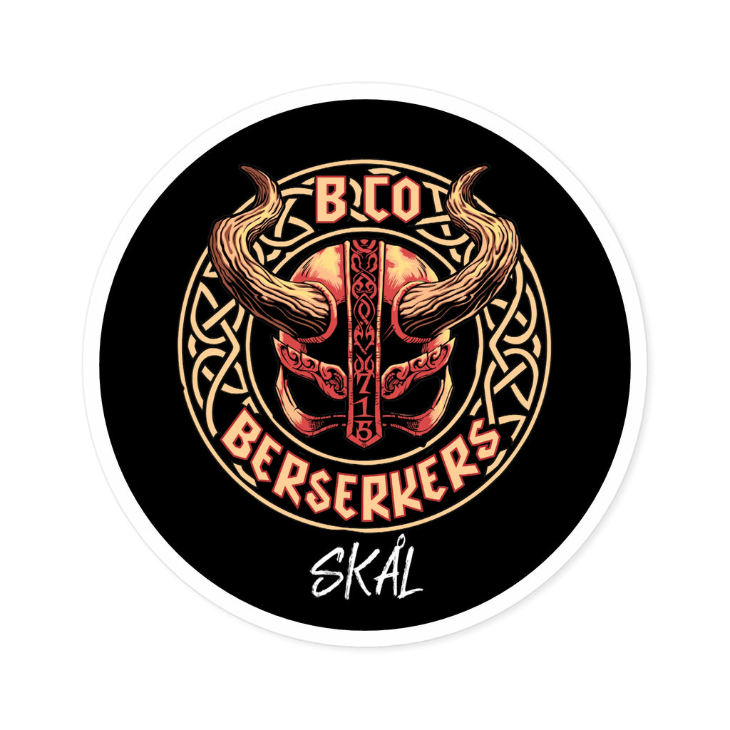 715 Berserkers Round Sticker