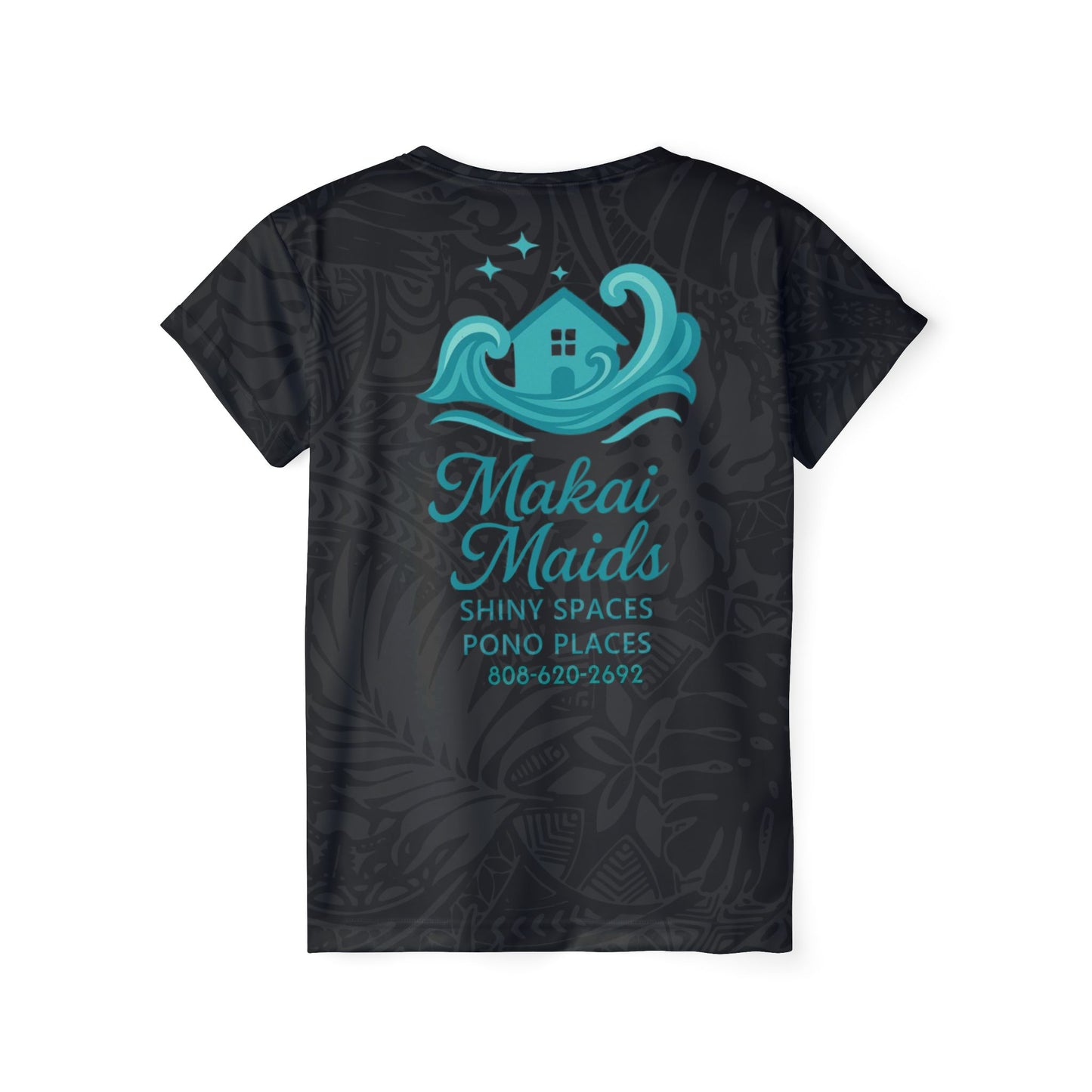 Makai Maids Leaf Print T Shirt