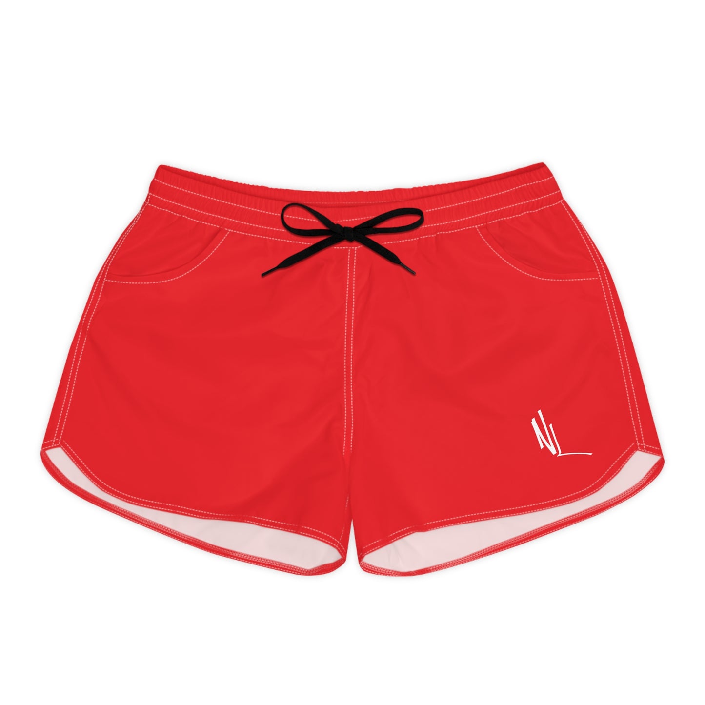 NL Women's Red Casual Shorts