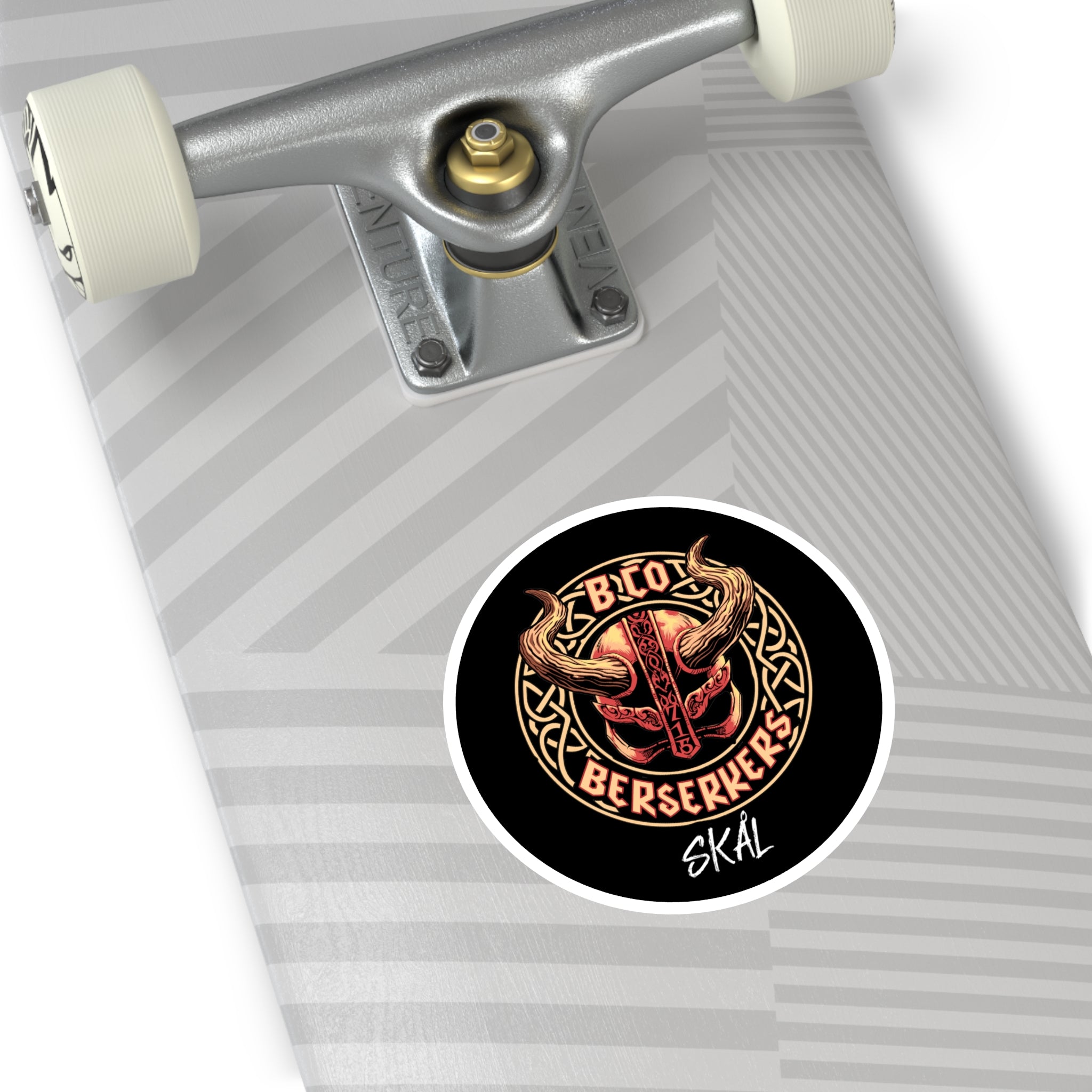 715 Berserkers Round Sticker