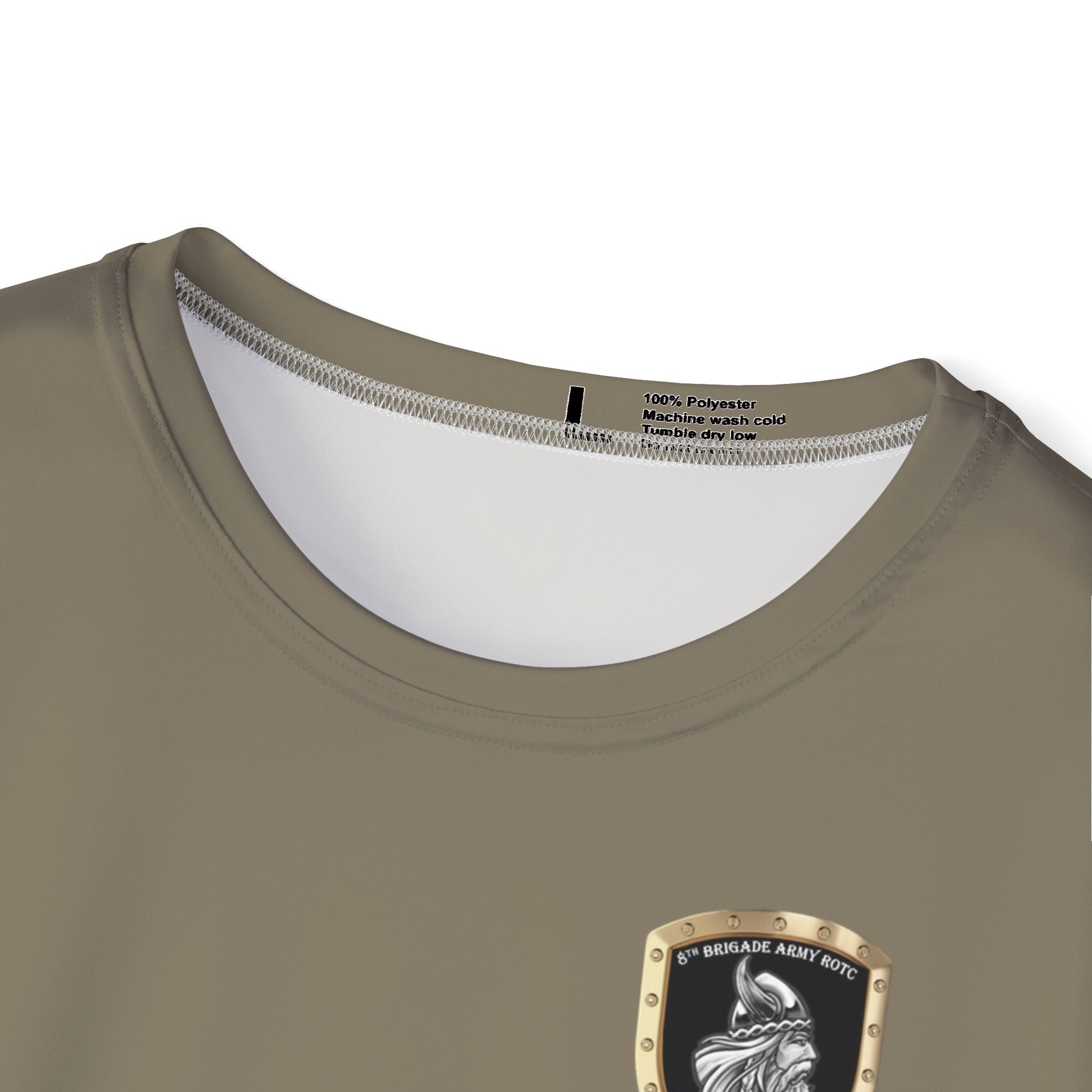 Tan 499 8th Brigade (VIKING) University of Hawaii ROTC Jersey Style Shirt