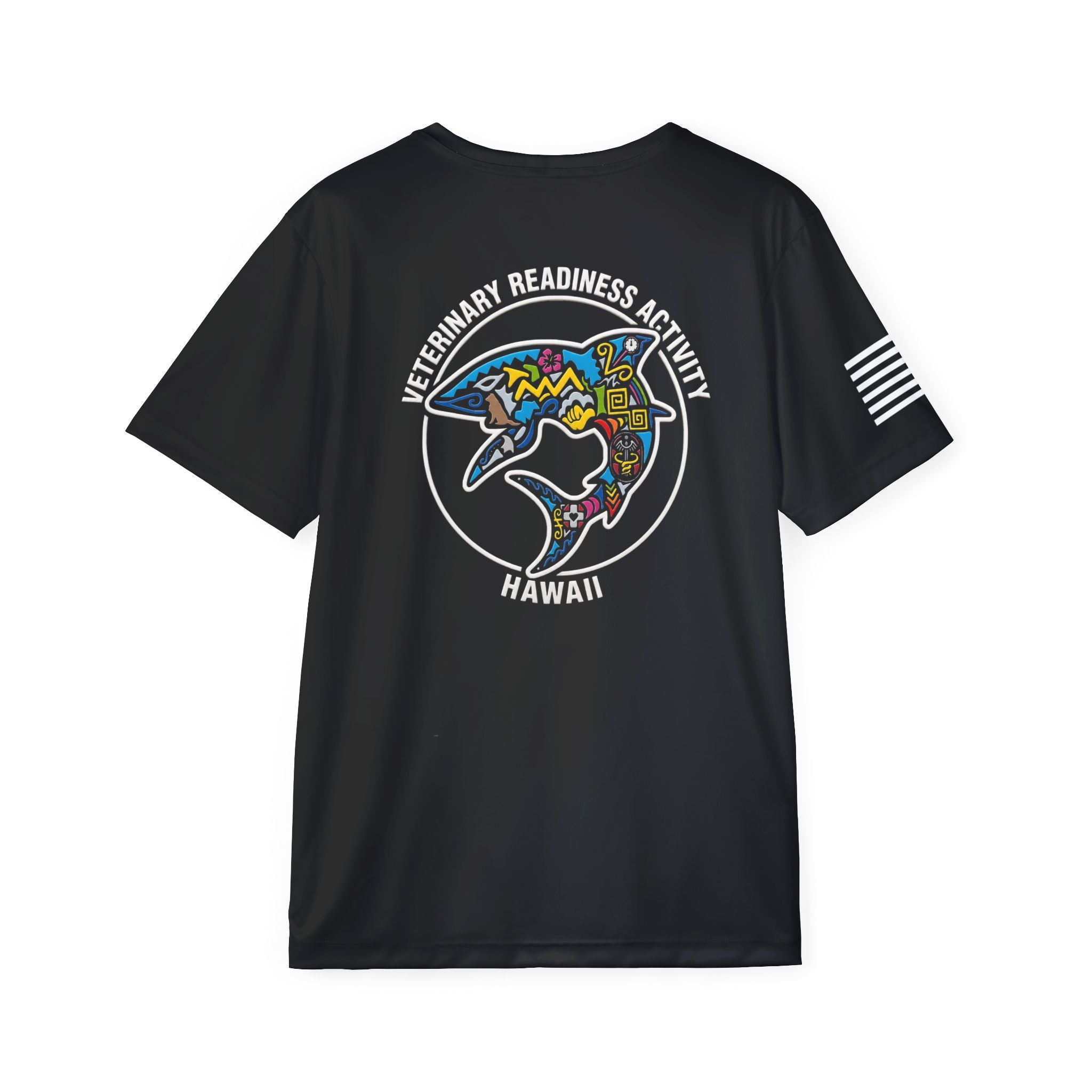 Shaka Sharks Black Silk PT Shirt V4