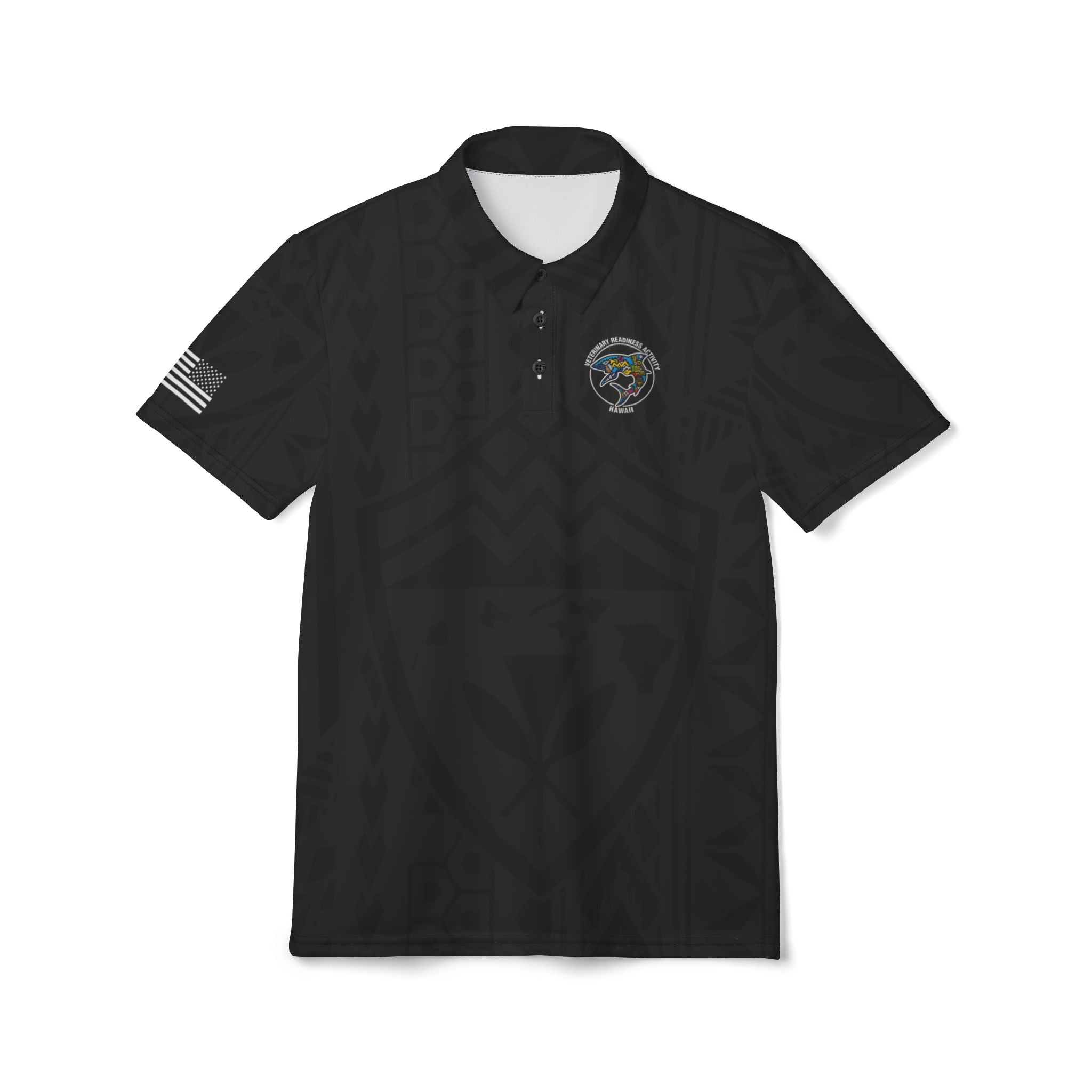 Shaka Sharks Tribal Polyester Polo