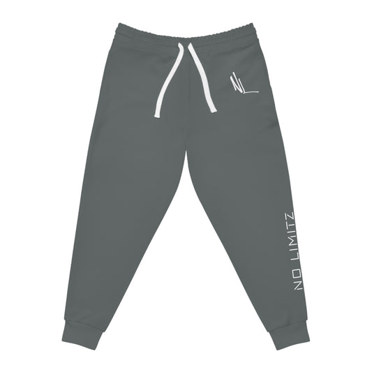 NO LIMITZ Grey Athletic Joggers