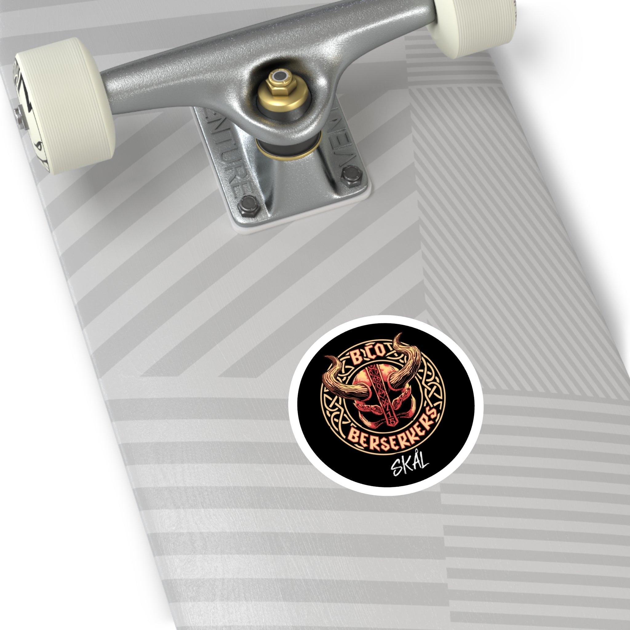 715 Berserkers Round Sticker