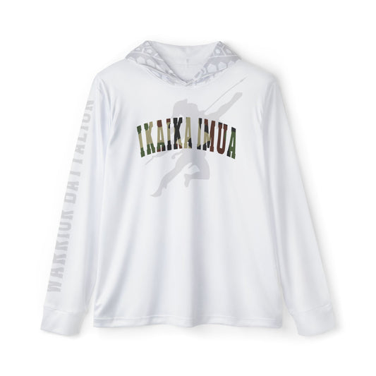 Warrior Battalion Icy White Silk Warmup Hoodie