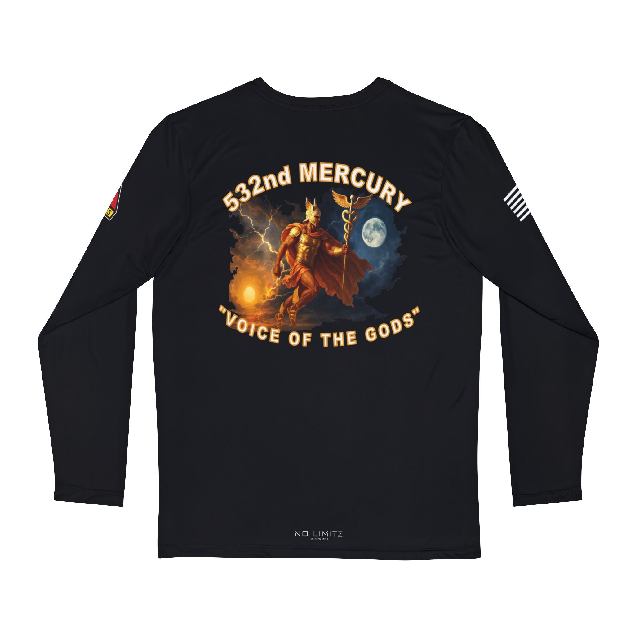WIG WAGS 532nd Mercury Black Long Sleeve Shirt
