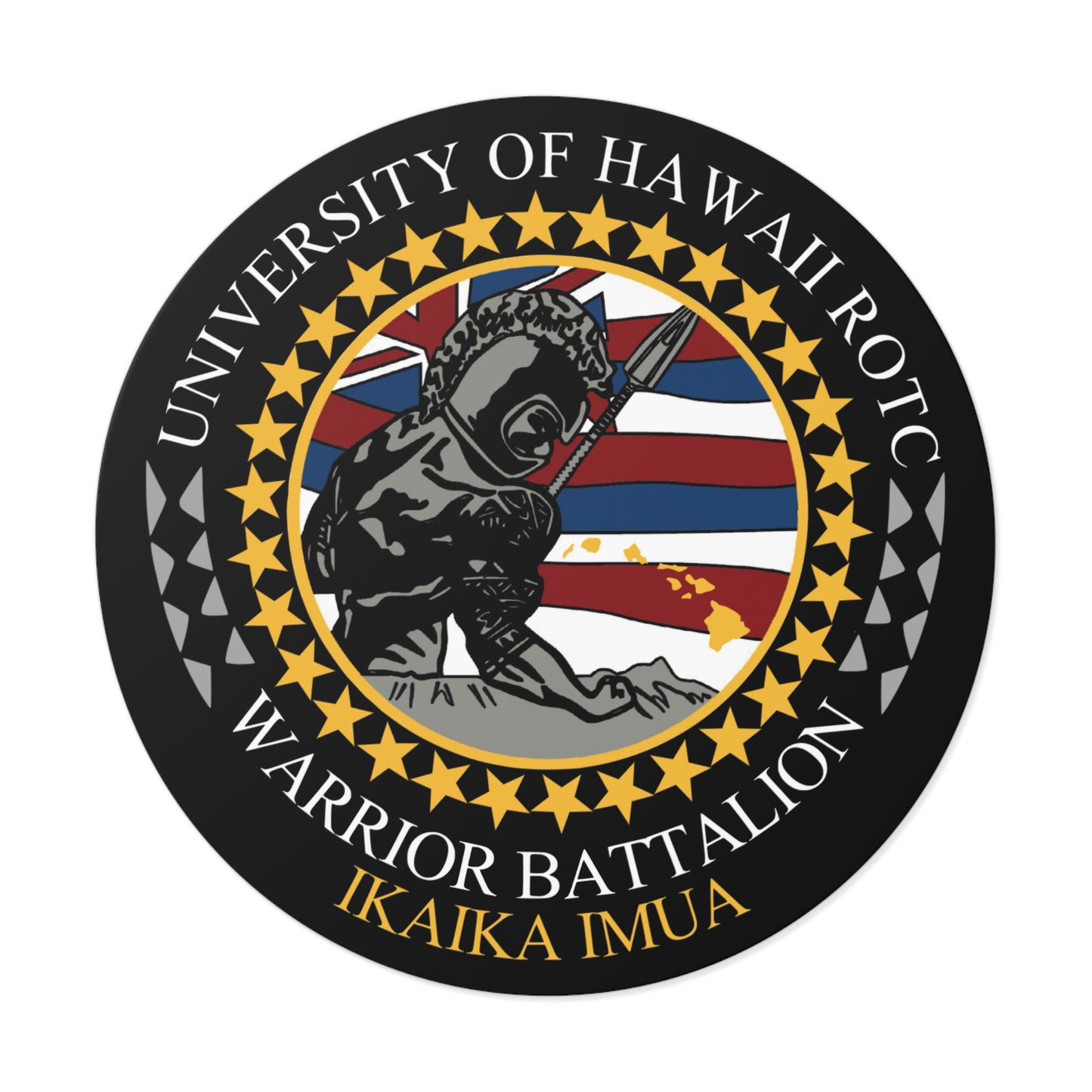 University of Hawaii Army ROTC Warrior Battalion Stickers