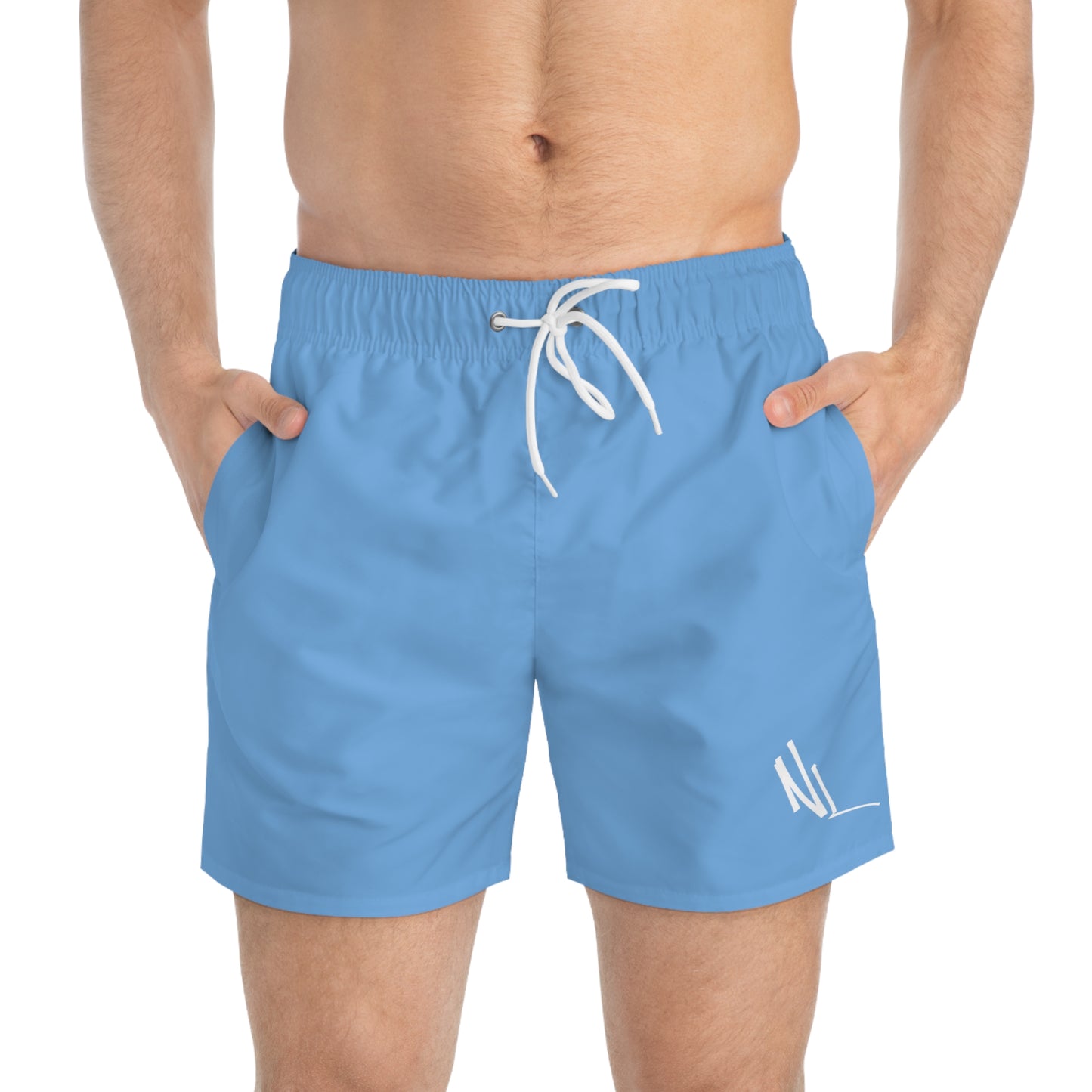 NL Light Blue Swim Trunks