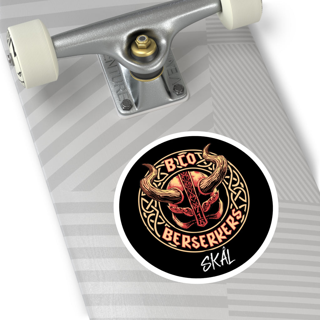 715 Berserkers Round Sticker