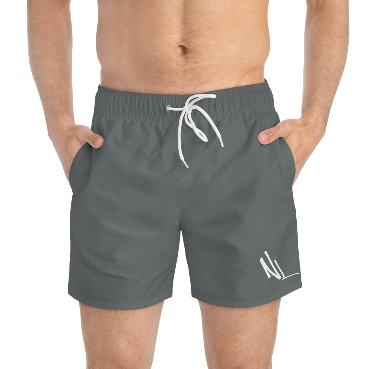 NL grey Swim Trunks