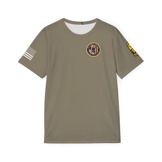 Tan 499 Hawaii ROTC Jersey Style Shirt