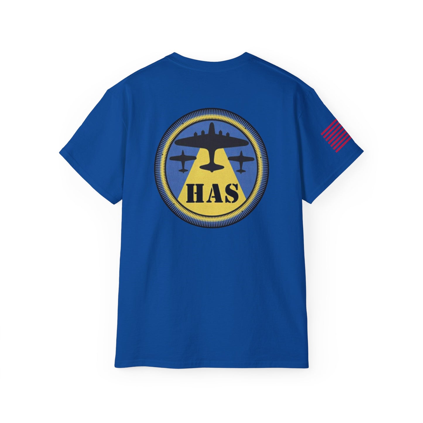 HAS WWII Vintage Cotton T Shirt (Badge & Name Option)