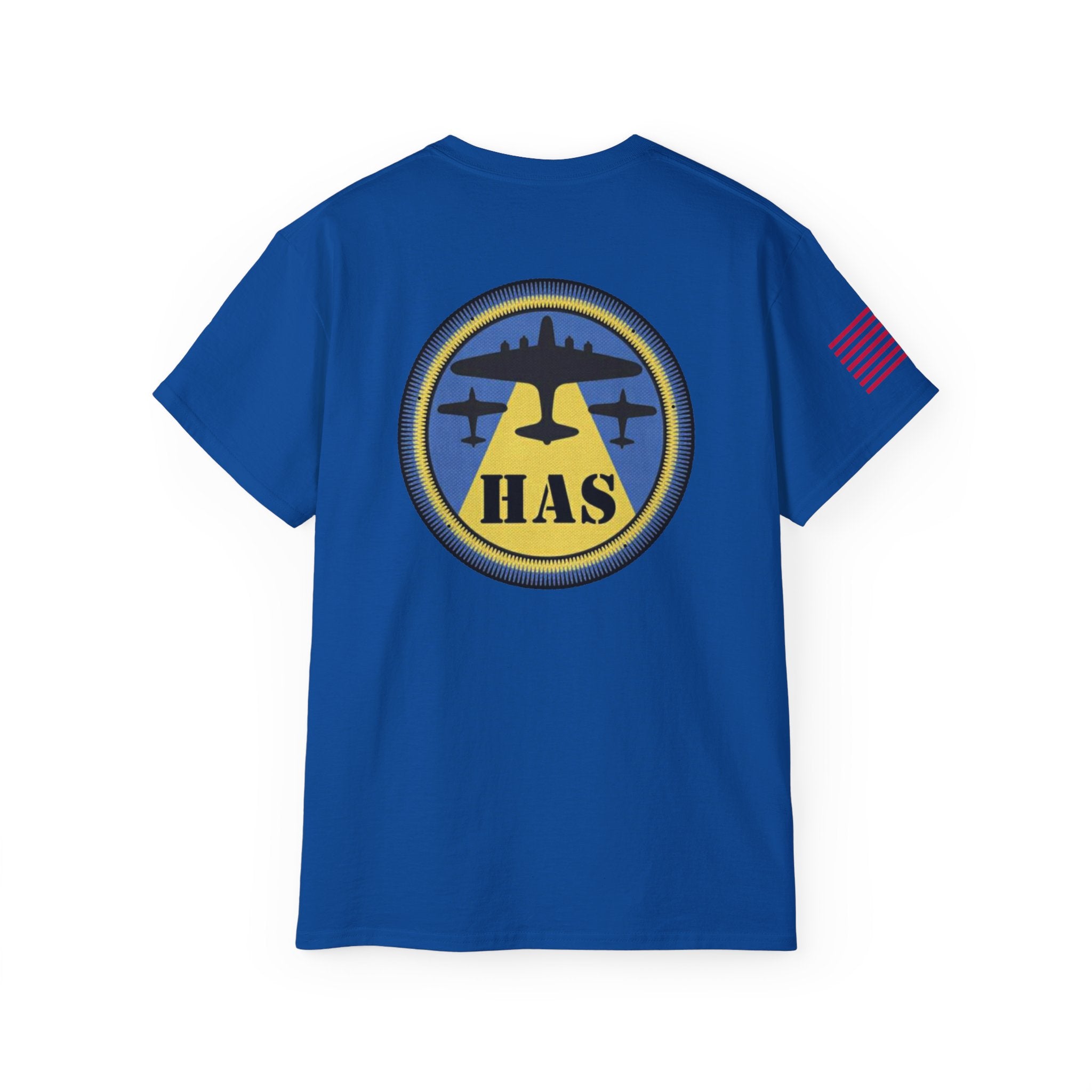 HAS WWII Vintage Cotton T Shirt (Badge & Name Option)