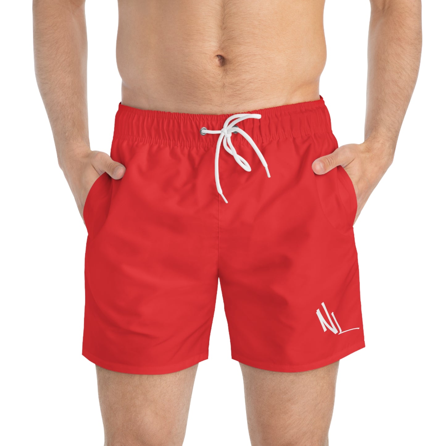 NL Red Swim Trunks