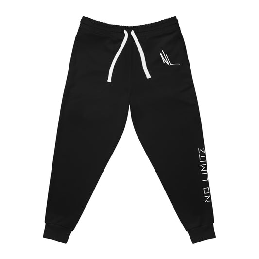 NO LIMITZ Black Athletic Joggers