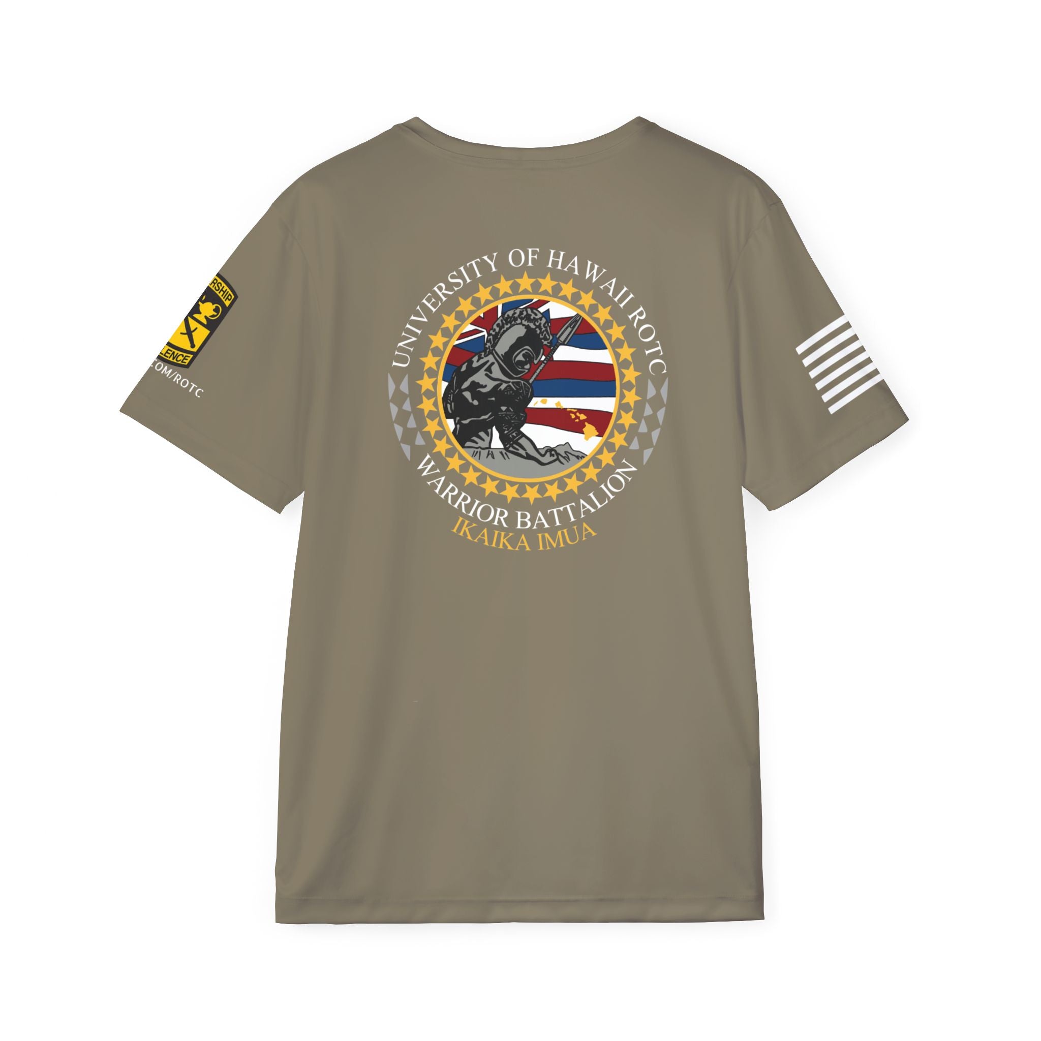 Tan 499 University of Hawaii ROTC Jersey Style Shirt